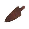 SZCO Hand-Forged Railroad Spike Spear Blade Dagger  10" Carbon Steel Arrow-Tip Knife with Twisted Handle & Leather Sheath  Collectible and Gift for Knife Enthusiasts view 3