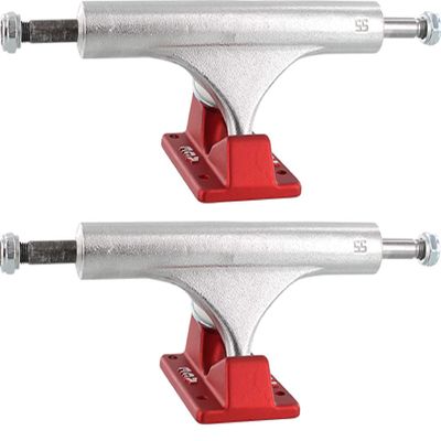 Ace Classic Lightweight Skateboard Trucks (Red/Silver, 9") Set of 2