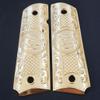 Replacement Colt 1911 Grips Full Size for Kimber Colt Rock Island Springfield Taurus & Clones Gold Grips view 1