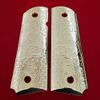 Replacement 1911 Full Size Grips for Kimber, Colt, Rock Island, Springfield, Taurus, & Clones - Gold Colt Grips view 1