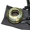 Saving Shepherd Deluxe Solid Brass Quoits Set - Executive Amish Horseshoes Outdoor Ring Toss Game USA Handcrafted view 3