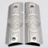 Replacement 1911 Full Size Grips for Kimber, Colt, Rock Island, Springfield, Taurus, & Clones - Luxury Nickel Grips view 1