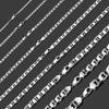 925 Sterling Silver Chain Necklace for Women Flat MARINER Chain Necklace 2.1mm ~ 9.2mm, 7"-30", 10 view 3