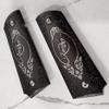 Custom 1911 Full-Size Pistol Grips Black Nickel Finish, Ambi Cut Compatible with Government & Commander Models view 2