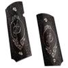 Custom 1911 Full-Size Pistol Grips Black Nickel Finish, Ambi Cut Compatible with Government & Commander Models view 4