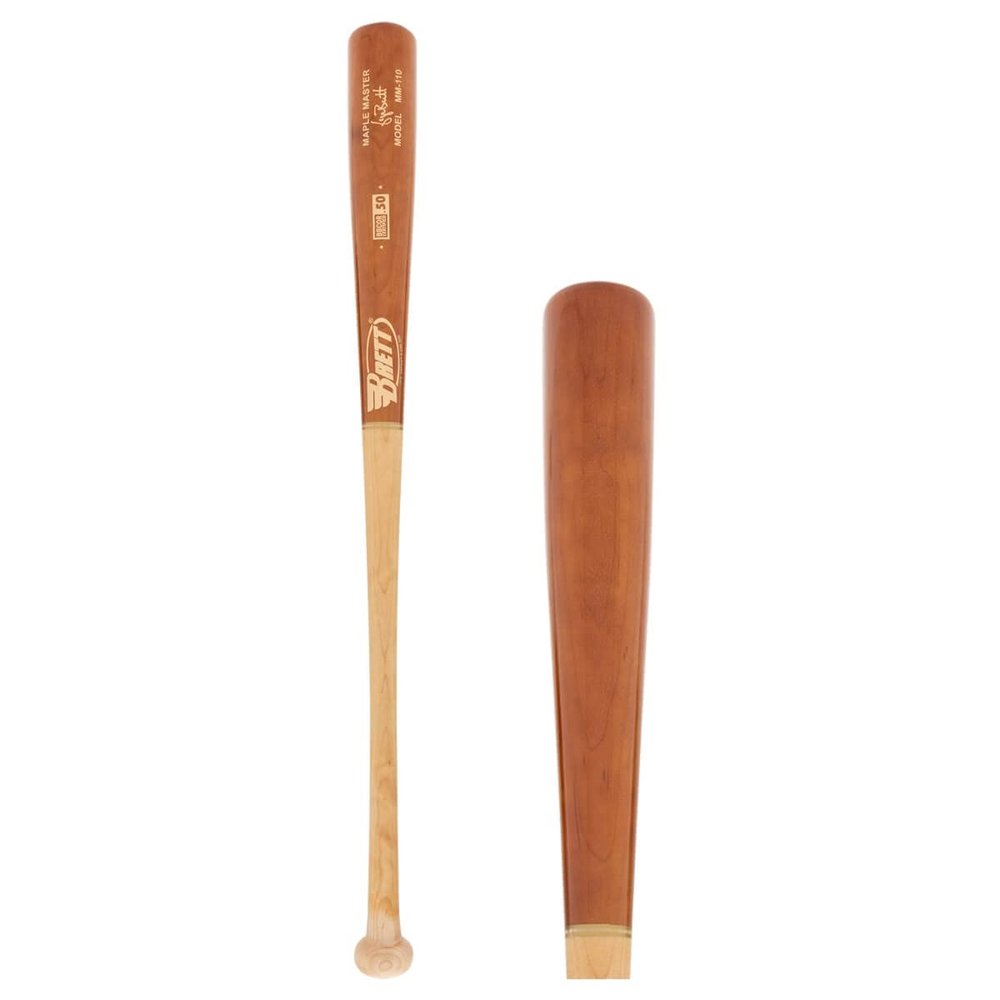 Brett Bros. Maple Master Wood BBCOR Baseball Bat: MM110 Adult 33.5 inch