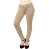 J. LOVNY Women's Comfy Seagull Shaped High Elastic Waist Skinny Ponte Pants S-3XL view 1