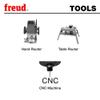 Freud 1/4" (Dia.) 60 V Grooving Bit with 1/4" shank, 2" overall length (20-150) view 4