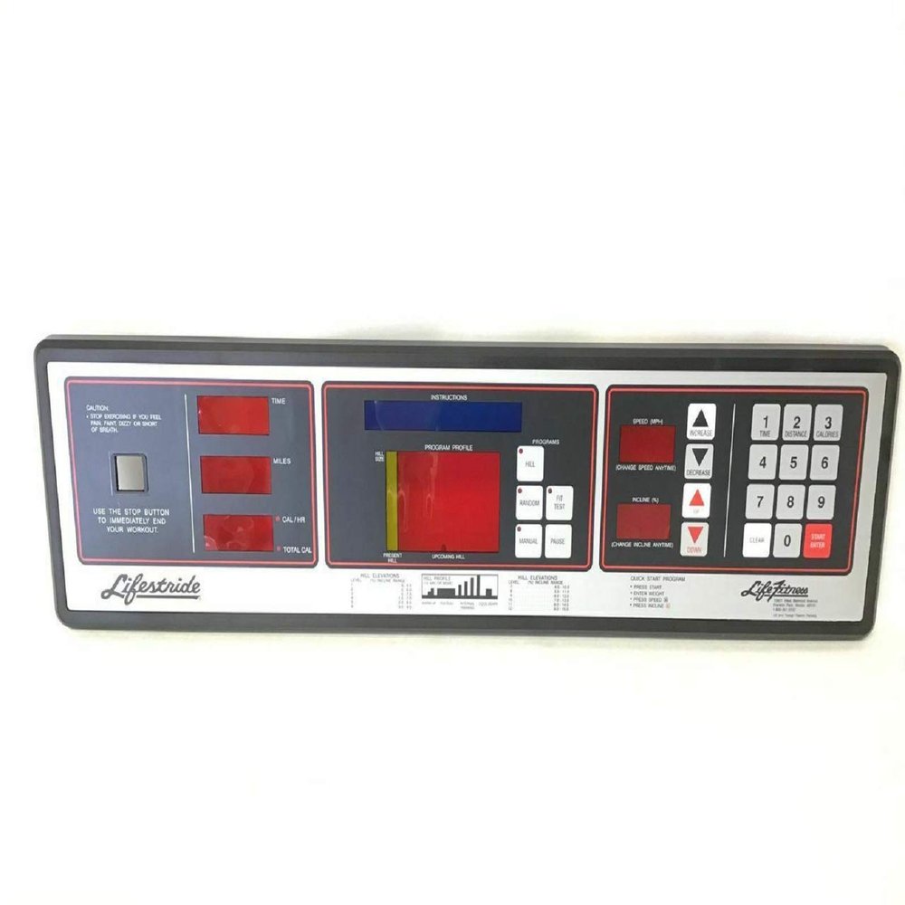 Display Console Touch Pad AK26-00597-0001 Works W Life Fitness Treadmill