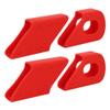 Crank Protector, 4PCS Crank Sleeve Arm Boots Protector Dust Proof Cover for Mountain Bike(Red) view 1