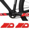Crank Protector, 4PCS Crank Sleeve Arm Boots Protector Dust Proof Cover for Mountain Bike(Red) view 2