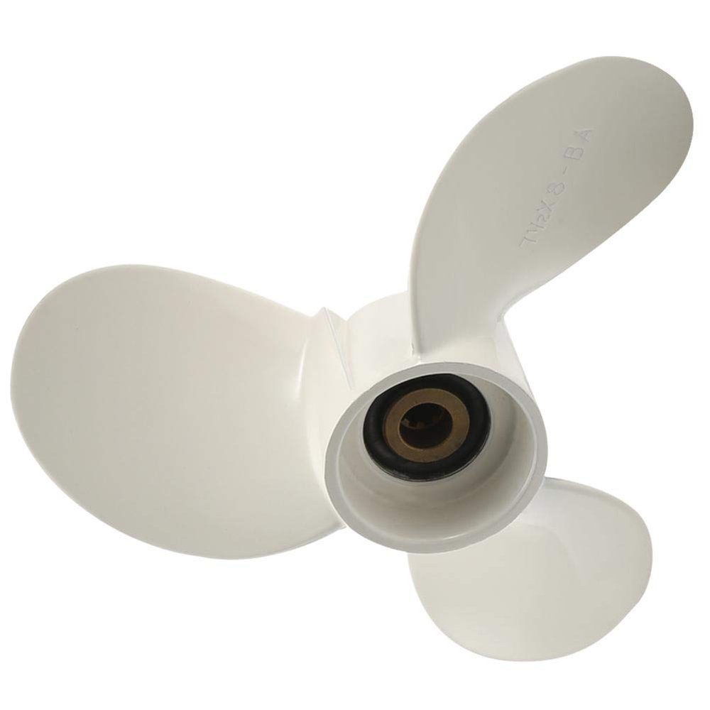 Boat Engine Propellers, 7 1/2 x 8 BA 3 Blades Aluminum Propeller Outboard Motor Boat Engine Parts for