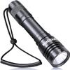 HECLOUD 3000LM Scuba Diving Flashlight with Rechargeable Dive Light Underwater Flashlight 328ft IPX8 Waterproof 4 Modes Scuba Safety Light with Charger for Submarine Deep Sea Snorkeling view 1
