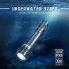 HECLOUD 3000LM Scuba Diving Flashlight with Rechargeable Dive Light Underwater Flashlight 328ft IPX8 Waterproof 4 Modes Scuba Safety Light with Charger for Submarine Deep Sea Snorkeling view 2