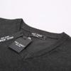 PJ PAUL JONES Mens Casual V-Neck Pullover Sweater Vest Solid Color Plain Knitwear Dark Grey S view 4