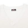 PJ PAUL JONES Basic Solid V-Neck Sweater Vest Men Sleeveless Plain Knitwear Pullover White 2XL view 3