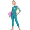 MWTA Wetsuit for Kids Boys Girls 2.5mm Neoprene Thermal Swimsuit Fullsuit Wet Suits Long Sleeve for Toddler Child Junior Youth Swimming, Diving, Surfing Aqua-S view 3