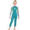 MWTA Wetsuit for Kids Boys Girls 2.5mm Neoprene Thermal Swimsuit Fullsuit Wet Suits Long Sleeve for Toddler Child Junior Youth Swimming, Diving, Surfing Aqua-XL view 4