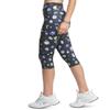 Champion Women's Sport Print Knee Tight, Organic Floral Black, Small view 3