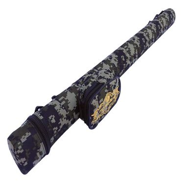 Champion 1x1 Hard Pool Cue Billiard Stick Camo Carrying Case -1B1S Camo Nylon Cases Available in 5 Colors (Camo Green)