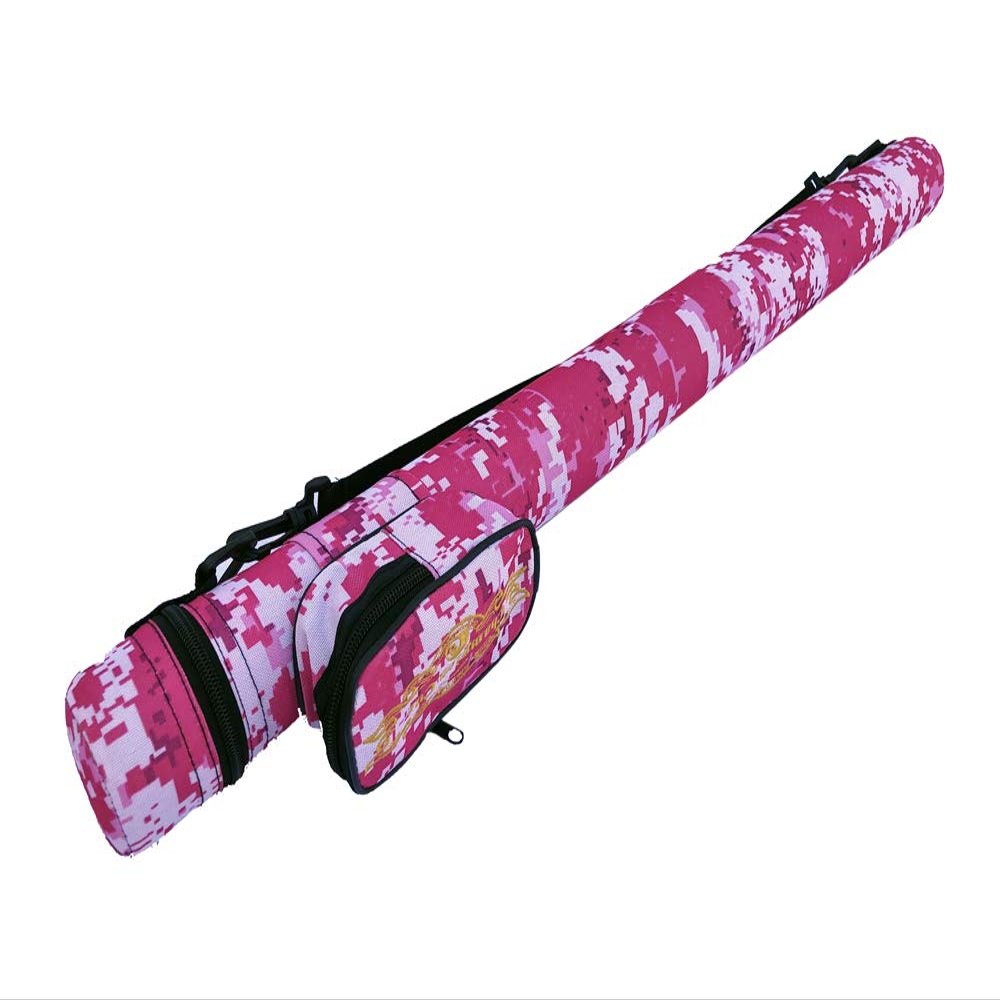 Gator Champion 1x1 Hard Pool Cue Billiard Stick Camo Carrying Case -1B1S Camo Nylon Cases Available in 5 Colors (Camo Pink)