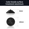 XCMAN 4 Layer-Cone Studs 7.87 Inch Dia Aluminum Snowboard Stomp Pad - 9pcs view 3