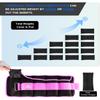 Adjustable Ankle Weights 1-6 LBS Pair with Removable Weight for Jogging, Gymnastics, Aerobics, Physical Therapy, Resistance Training|Each 0.6-3 lbs, Total 6LBS, Purple view 3