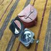 Solid brass kelvin & hughes 1917 Brunton Compass/antique compass with leather case view 2