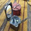 Solid brass kelvin & hughes 1917 Brunton Compass/antique compass with leather case view 3