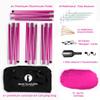 Red Suricata Family Beach Tent & Beach Canopy & 2 Beverage Holders Bundle - UPF50 UV Sun Shade Shelter (Large, Pink) view 4