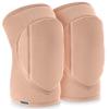 Queen Wear  Nude Latte  Pole Dance Knee Pads  Perfect Woman Protection for Ballet Modern Dance and Indoor Sports (L) view 1