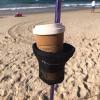 Red Suricata Family Beach Tent & Beach Canopy & 2 Beverage Holders Bundle - UPF50 UV Sun Shade Shelter (Large, Black) view 3