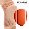 Queen Wear  Nude Latte Grip  Pole Dance Knee Pads  Perfect Woman Protection for Ballet Modern Dance and Indoor Sports (M) view 4