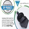 Seaview inteliplug Ergonomic Self Retaining Boat Transom Drain Plug view 4