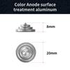 XCMAN 4 Layer-Cone Studs 7.87 Inch Dia Aluminum Snowboard Stomp Pad - 9pcs view 3
