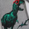 Dolphin&Fish Boys Dinosaur Pajamas 4Piece Cotton Children Sleepwear Toddler Clothes Size 6 Gray view 2