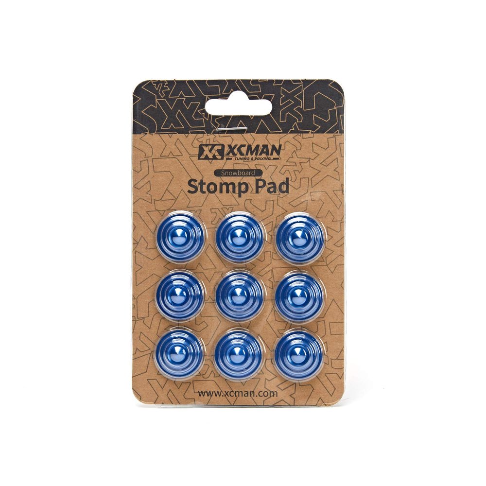 XCMAN 4 Layer-Cone Studs 7.87 Inch Dia Aluminum Snowboard Stomp Pad - 9pcs