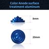 XCMAN 4 Layer-Cone Studs 7.87 Inch Dia Aluminum Snowboard Stomp Pad - 9pcs view 3