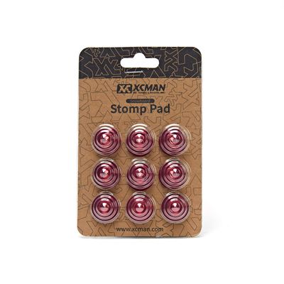 XCMAN 4 Layer-Cone Studs 7.87 Inch Dia Aluminum Snowboard Stomp Pad - 9pcs