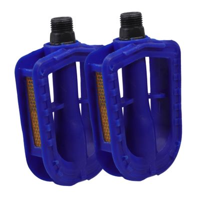 1 Pair Boys and Girls Bike Pedals Anti-Slip Rubber Pedals for Safety Comfort Children Cycling Accessories Mountain Road Bicycles