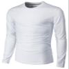 H2H Men's Lightweight and Comfortable Crew Neck T-Shirt White US L/Asia XL (CMTTL137) view 1