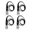Garneck 4 Pcs Bike Rack Strap Bike Wheel Stabilizer Straps Bike Pedals Clips Strap for Exercise Bike and Outdoor Bicycles view 1