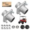 10L0L Front Wheel Hub Assembly for 1979-2001.5 EZGO TXT, Marathon, Medalist, ST 350 & Workhorse DCS Golf Cart, OEM# 19058-G2 19932-G1 17477-G1 12992-G1 14926-G1, Set of 2 view 1