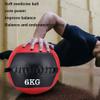 Medicine Balls AGYH Soft, Leather Wall Ball with Easy Grip, Gym Strength Training, Boxing Workout, Throwing Training, 6KG view 3