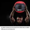Medicine Balls AGYH Soft, Leather Wall Ball with Easy Grip, Gym Strength Training, Boxing Workout, Throwing Training, 6KG view 4