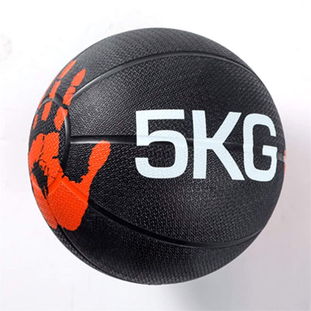 Medicine Balls AGYH, Solid Rubber Boxing Training Ball, Gravity Ball for Home and Gym, 1KG/2KG/3KG/4KG/5KG/6KG/7KG/8KG/9KG/10KG (Size : 5KG)