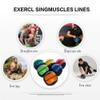 Medicine Balls AGYH, Non-Elastic Leather Fitness Ball, Used to Squeeze and Throw Bouncing Wall Ball Slam Ball, 3KG view 2