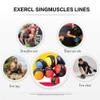 Medicine Balls AGYH, Non-Slip Solid Rubber Gravity Ball, Boxing Training Bouncy Ball, 10 Weights are Optional, 1KG/2KG/3KG/4KG/5KG/6KG/7KG/8KG/9KG/10KG (Size : 5KG) view 4