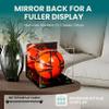 Better Display Cases Acrylic Display Case for Collectibles, Full Size Soccer Ball Display Case,Green Risers & Black Base, Handcrafted Showcase Box.DIM;9.75" L x 9.75" W x 9.75" H. (B02) view 2