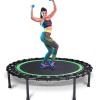 Mini Fitness Trampoline with Bungees  Stable & Quiet Rebounder for Adults, Perfect for Indoor & Outdoor Workouts view 1